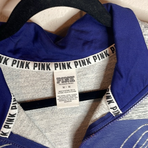 Pink quarter zip pull over - Picture 2 of 5
